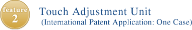 Touch Adjustment Unit (International Patent Application: One Case)